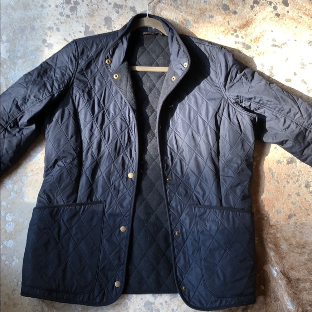 Barbour Quilted Black Jacket